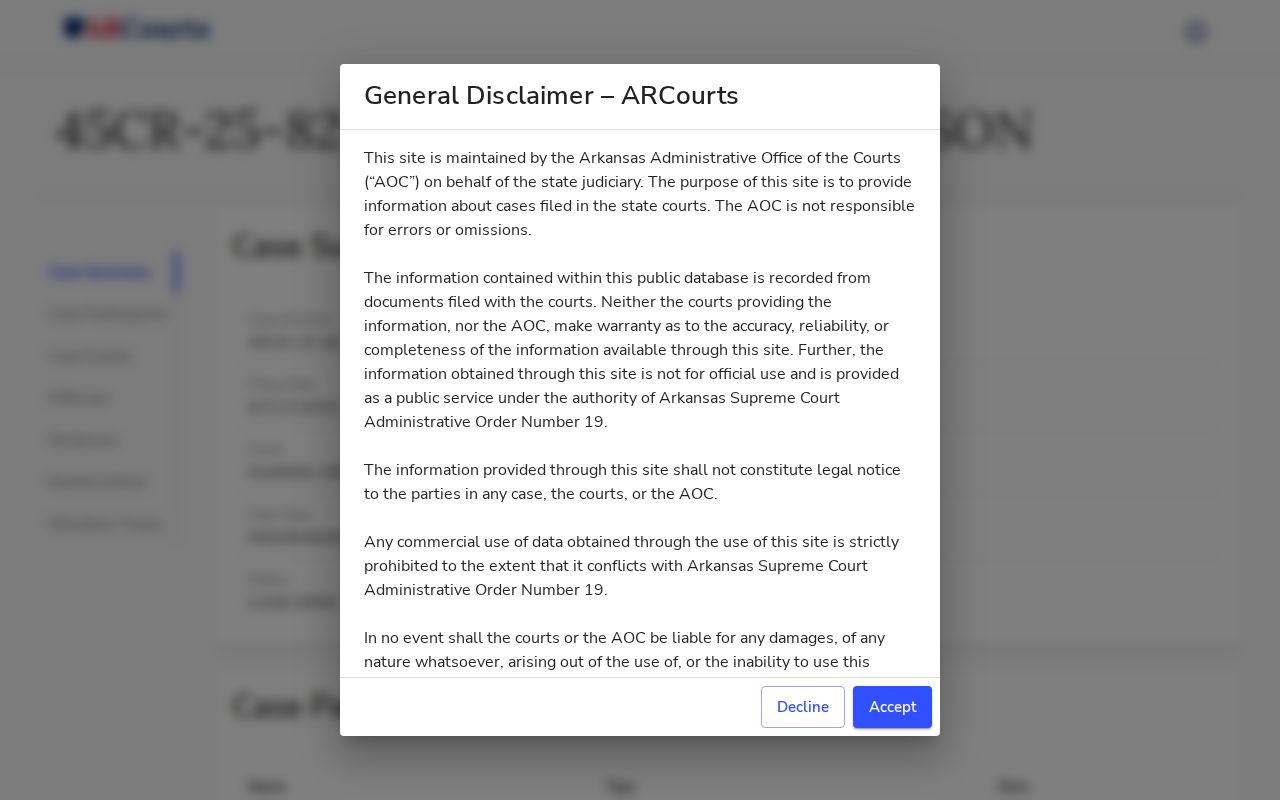 Madison County criminal docket misdemeanor appeal interface