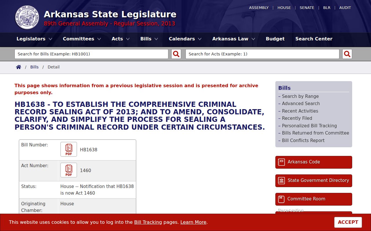 Madison County criminal docket record sealing law source