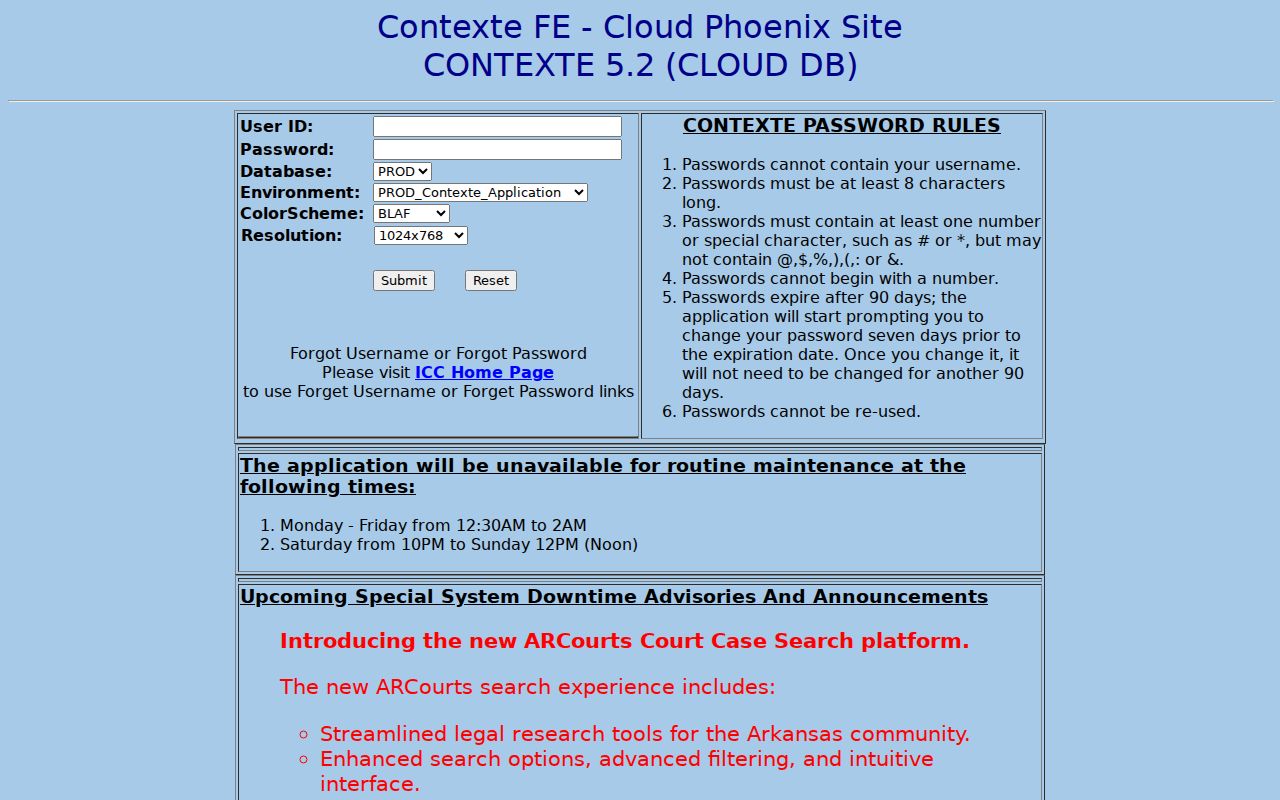 Madison County case lookup Contexte reporting environment